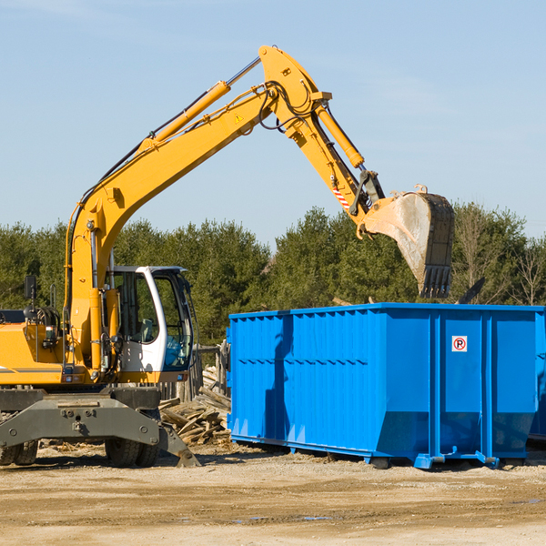 what size residential dumpster rentals are available in New Sharon ME